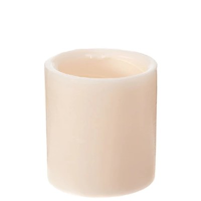 4" x 4" Vanilla Bean Spiral Pillar Candle