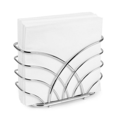 5" Silver Arch Upright Lunch Napkin Holder