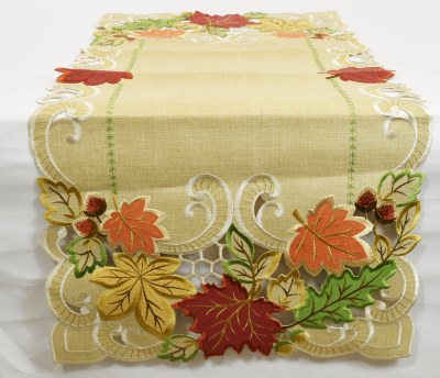 36" Fall Leaf Table Runner