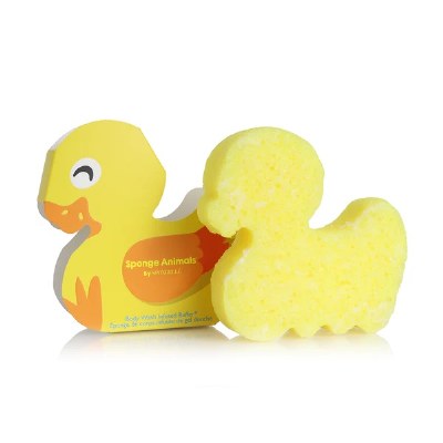 Yellow Duck Body Wash Infused Sponge