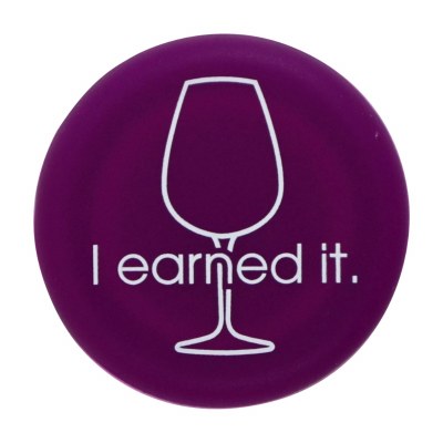 "I Earned It" Silicone Bottle Cap