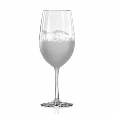18 Oz Etched All-Purpose Sandpiper Wine Glass