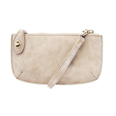 10" Champange Lux Crossbody Wristlet