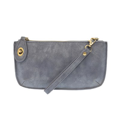 10" Dust Blue Crossbody Wristlet