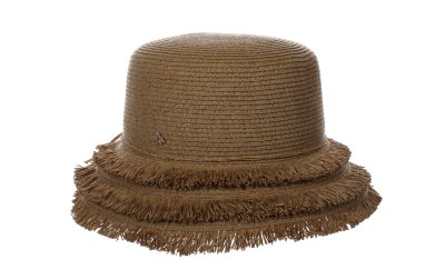 3" Brim Three Row Fringe Toast Hat