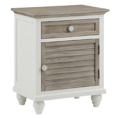 23" One Drawer One Door Castaway End Table