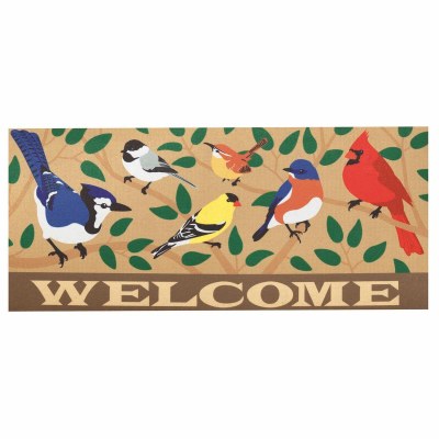 10" x 22" "Welcome" Songbird Doormat Insert