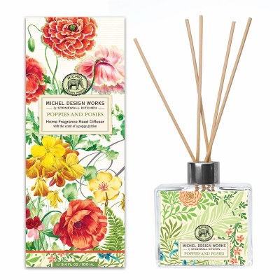 3.4 Oz Poppies and Posies Fragrance Reed Diffuser