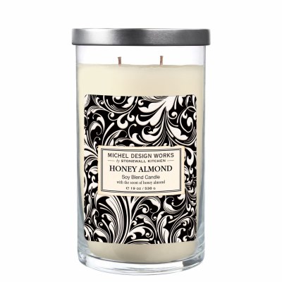 19 Oz Honey Almond Fragrance Jar Candle