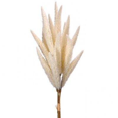 24" Faux Cream Foxtail Grass Bundle