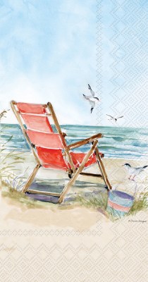 8" x 4" Beach Chair Guest Towels