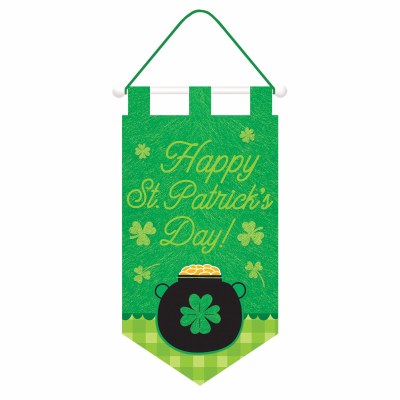 19" St. Patrick's Day Banner