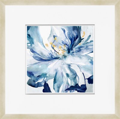 35" Sq Blooming 2 Framed Print Under Glass