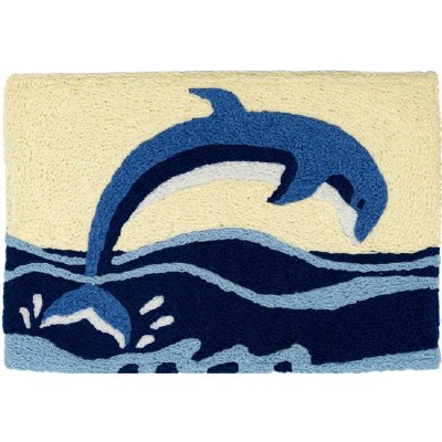 20" x 30" Dolphin Breach Rug