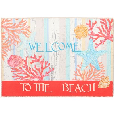 22" x 32" "Welcome to the Beach" Rug