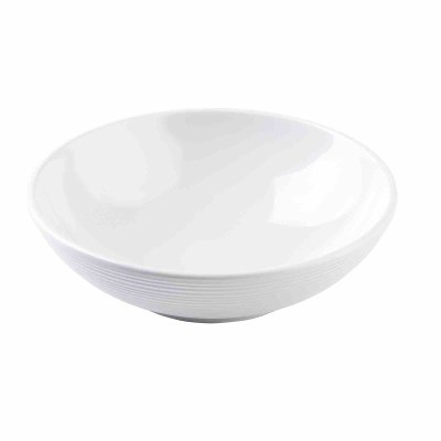 9" Round White 48 Oz Melamine Bowl