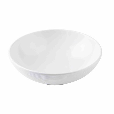 8" Round White 24 Oz Melamine Bowl