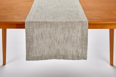 72" Pebble Chambray Table Runner