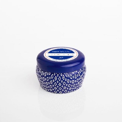 3 Oz Coconut Santal Fragrance Mini Blue Tin Candle