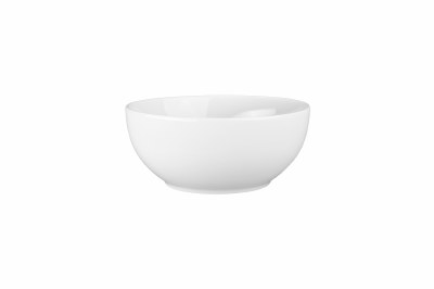 6" Round White Ceramic Dessert Bowl