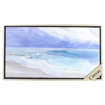 19" x 35" Grand View 1 Canvas in a Silver Frame