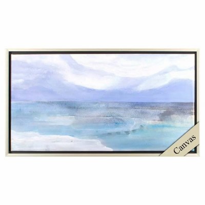 19" x 35" Grand View 2 Canvas in a Silver Frame