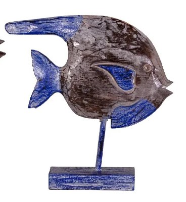 12" Blue Sun Sailfish Statue