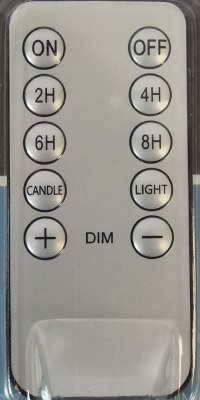 Fireglow LED Candle 10 Button Remote