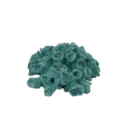 8" Faux Mint Polyresin Tube Coral