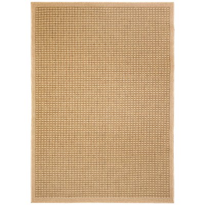 3.3' x 4.11' Green Monterey Basket Indoor/Outdoor Rug