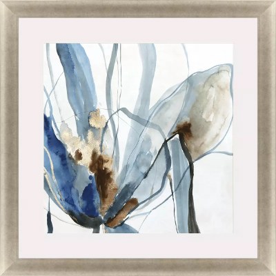 43" Sq Refined 2 Tropical Framed Print Under Glass
