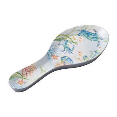 10" Sea Serenade Melamine Spoon Rest