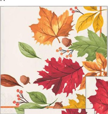 Fall Leaves Lunch Napkins