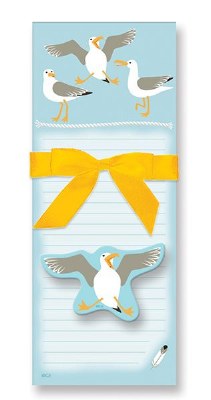 9" x 4" Seagulls Magnetic Notepad