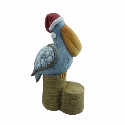 18" Christmas Pelican on a Piling