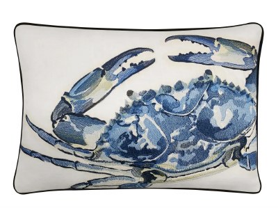 12" x 20" Blue Crab Decorative Pillow