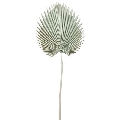 29" Faux Gray and Sea Green Palm Leaf