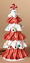 Small Red, White, and Multicolor Candy Cane Tree