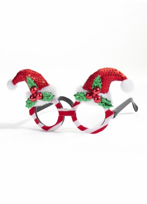 Christmas Hat Eye Glasses