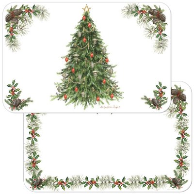 11" x 17" Christmas Tree Reversible Placemat