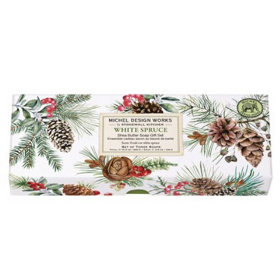 Box of Three 3.5 Oz Winter Spruce Fragrance Hand Soaps
