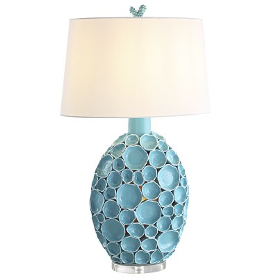 30" Blue Barnacle Table Lamp