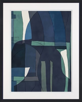 42" x 32" Configuration 2 Framed Print Under Glass