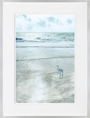 46" x 32" Beautifully Social Distanced Coastal Framed Print Under Glass