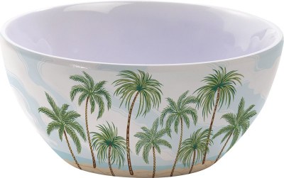 5" Round Palm Trees on the Beach Lolita Dipping Bowl
