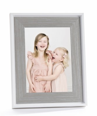 5" x 7" Gray and White Picture Frame
