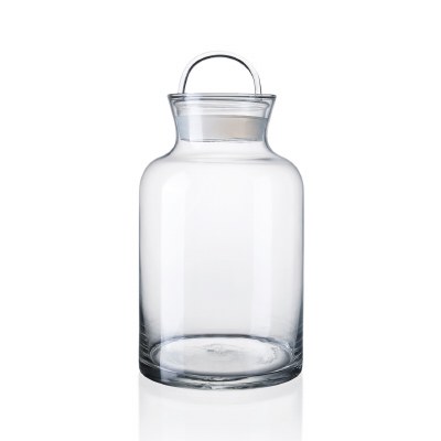 8" Clear Jar With a Lid