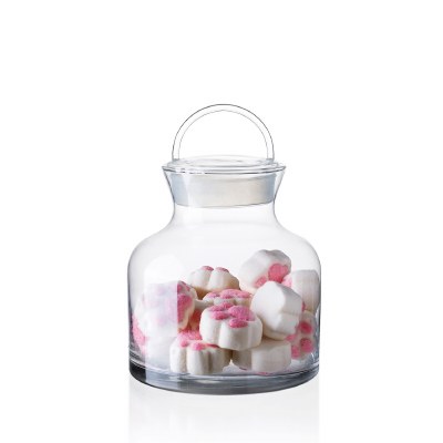 5.5" Clear Jar With a Lid