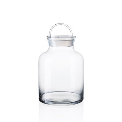 7" Clear Jar With a Lid