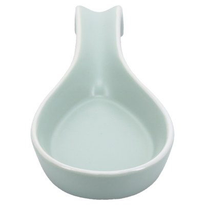 9.5" Sage Green Ceramic Spoon Rest